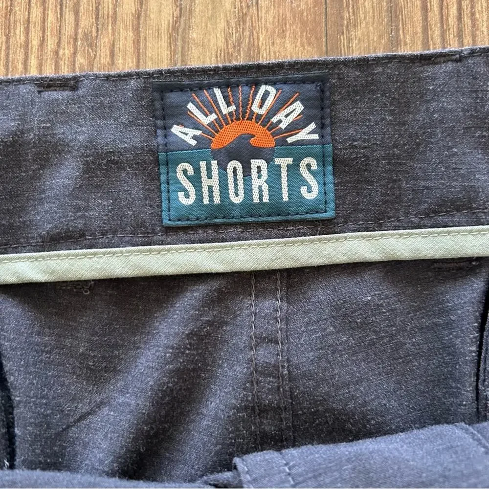 Faherty All Day Shorts Dark Grey Size 35 (no drawstring)